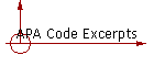 APA Code Excerpts